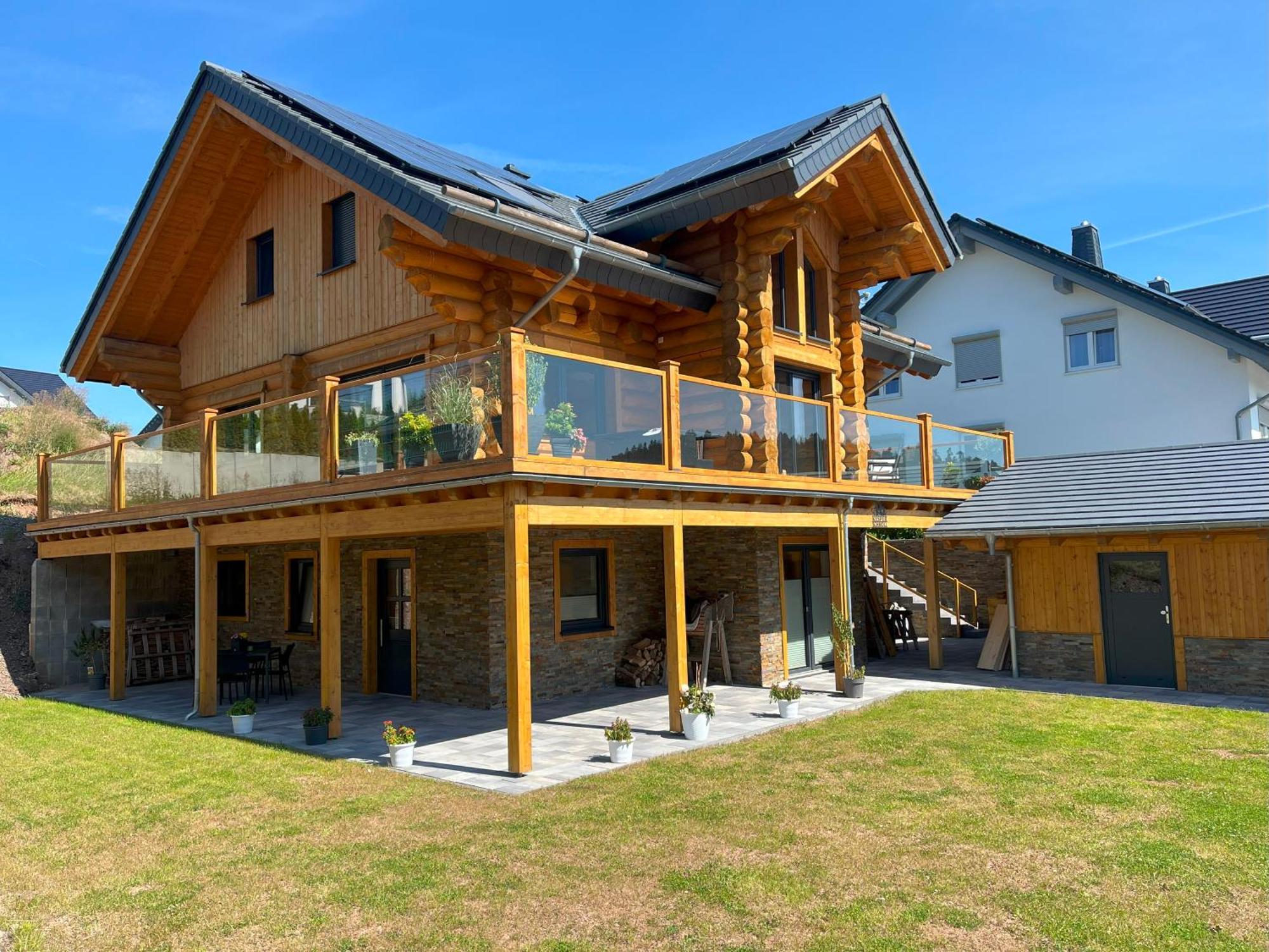 Ferienwohnung Uplandblockhaus 维林根 外观 照片